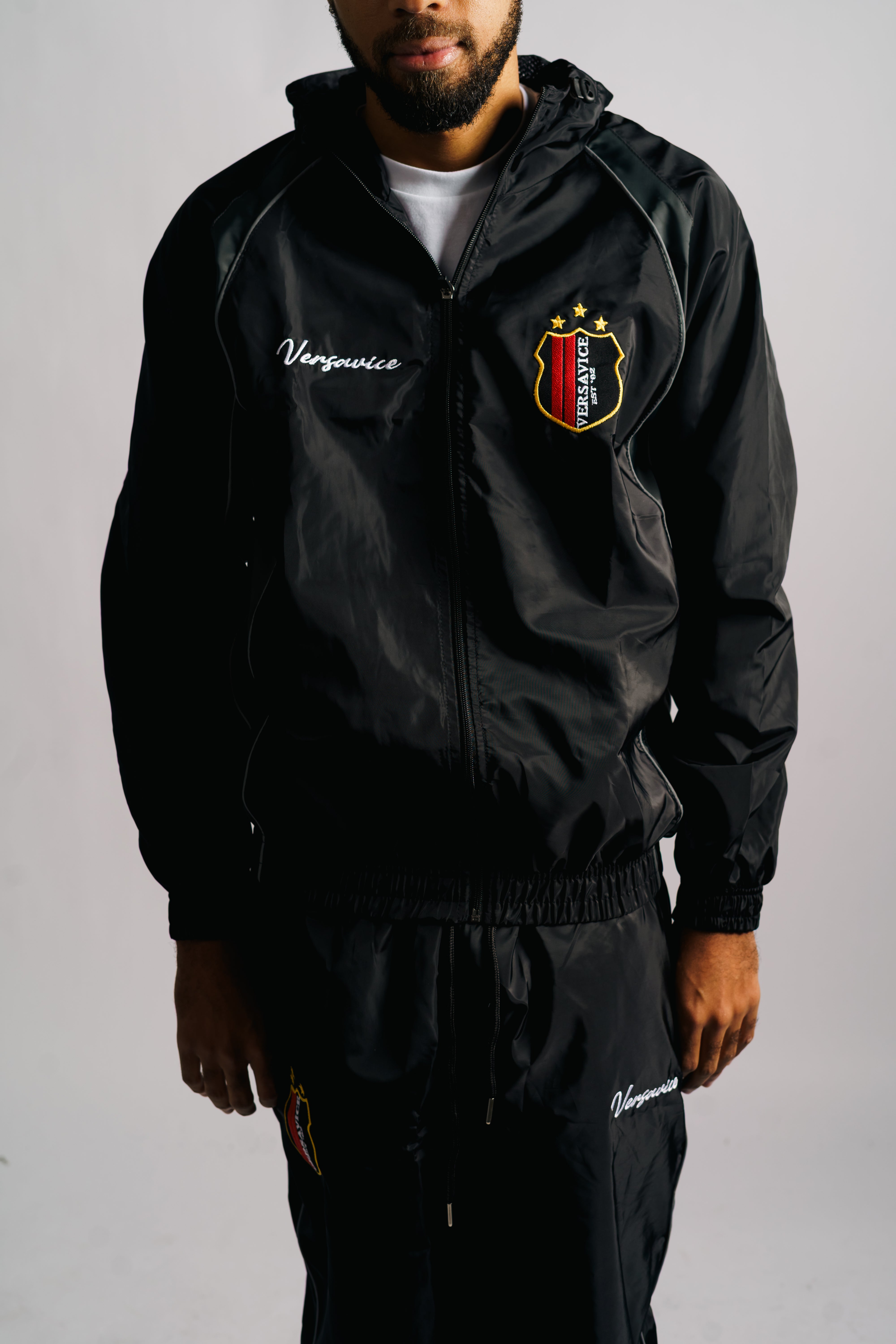 Versavice Colorblock Windbreaker Set