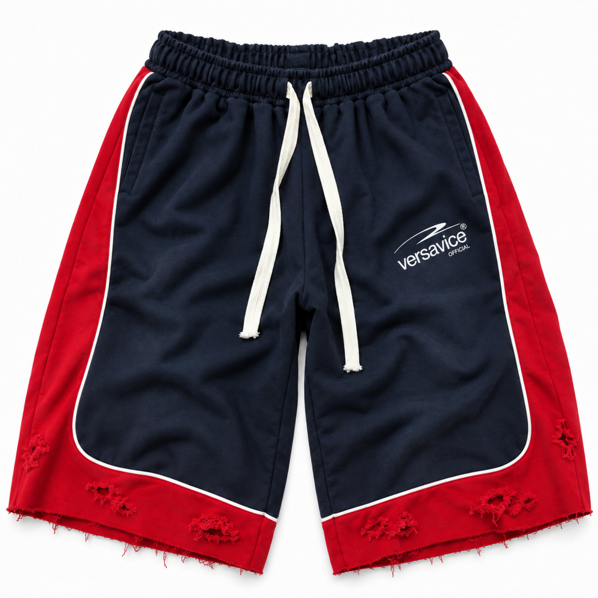 Navy 3/4 Shorts