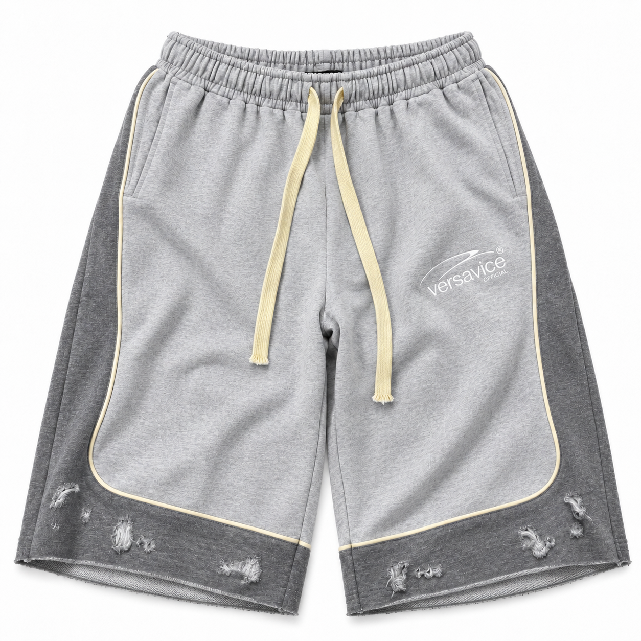 Grey 3/4 Shorts